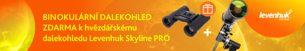 Speciální nabídka na hvězdářský dalekohled Levenhuk Skyline PRO 80 MAK