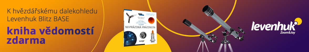 Speciální nabídka na hvězdářské dalekohledy Levenhuk Blitz BASE