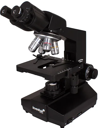 foto Biologický binokulární mikroskop Levenhuk 850B - Vystavený předmět