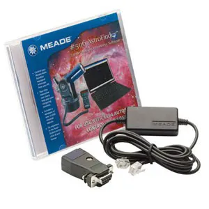 foto Sada kabelových konektorů Meade #506 se softwarem AutoStar Suite Astronomer Edition