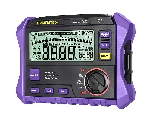 fotografie Tester zemního odporu Ermenrich Ping ET60,  1