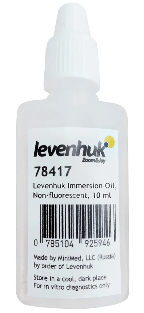 fotografie Levenhuk Nefluorescenční imerzní olej, 10 ml