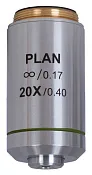 foto Rovinný achromatický objektiv s korekcí na nekonečno Levenhuk MED 20x