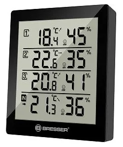 fotografie Meteostanice Bresser Temeo Hygro Quadro