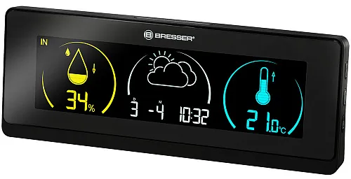 foto Meteostanice Bresser Temeo Life s barevným displejem, černá