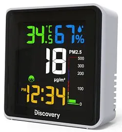 obrázek Meteostanice Levenhuk Discovery Report WA30 s monitorováním částic obsažených ve vzduchu