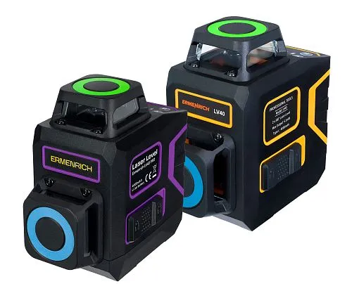 obrázek Laserový nivelační přístroj Ermenrich PRO LV40, černý,  1