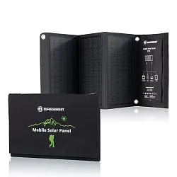 snímek Přenosná solární nabíječka Bresser 21 wattů s USB