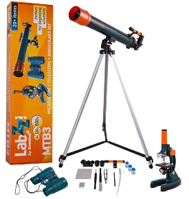 snímek Sada mikroskopu, teleskopu a binokulárního dalekohledu Levenhuk LabZZ MTB3