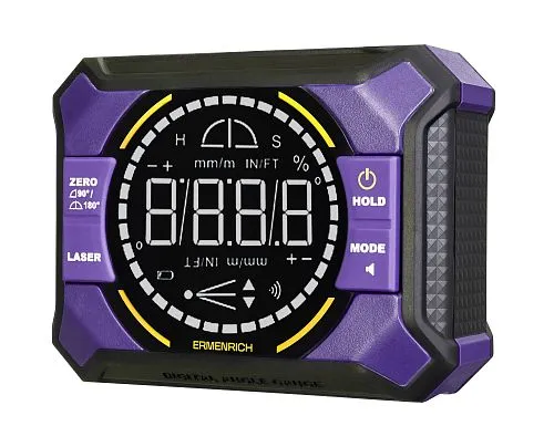 snímek Digitální vodováha Ermenrich Verk LQ50, s laserem,  1