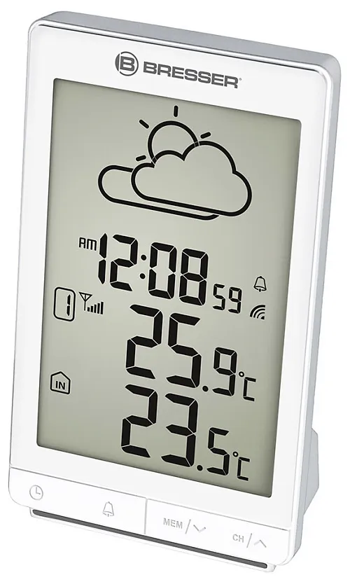 foto Meteostanice Bresser TemeoTrend STX RC, bílá