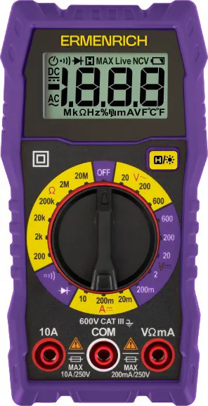 foto Digitální multimetr Ermenrich Zing TC07,  1