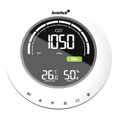 snímek Detektor hladiny koncentrace CO₂ Levenhuk Wezzer PLUS LP90