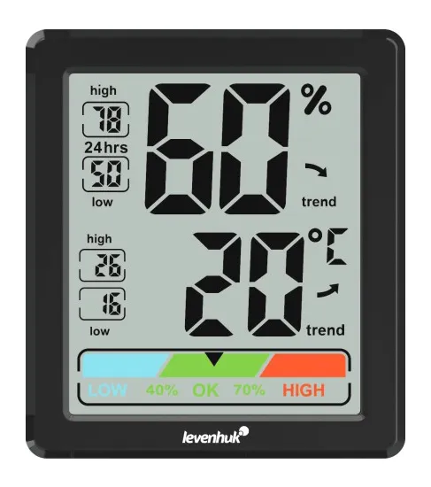 obrázek Termohygrometr Levenhuk Wezzer BASE L20 - Vystavený předmět,  1