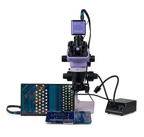 snímek Digitální stereomikroskop MAGUS Stereo D8TR LCD pro opravy elektroniky