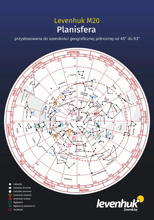 obrázek Velká mapa hvězdné oblohy M20