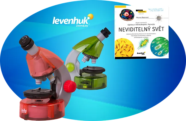 Speciální nabídka na barevné mikroskopy Levenhuk LabZZ M101