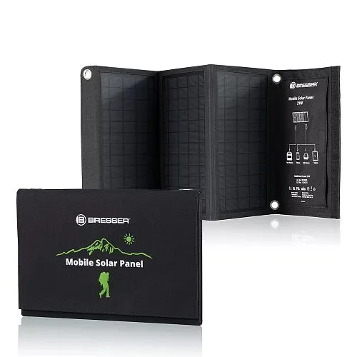 snímek Přenosná solární nabíječka Bresser 21 wattů s USB,  1
