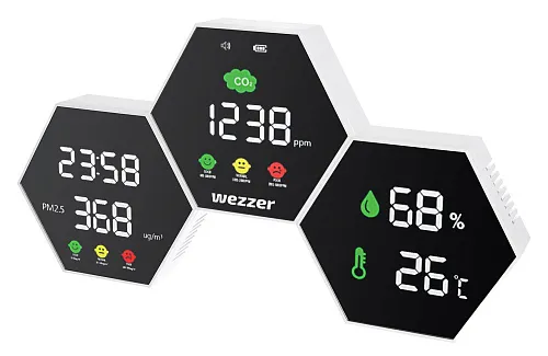 foto Monitor kvality ovzduší Levenhuk Wezzer Air PRO DM50