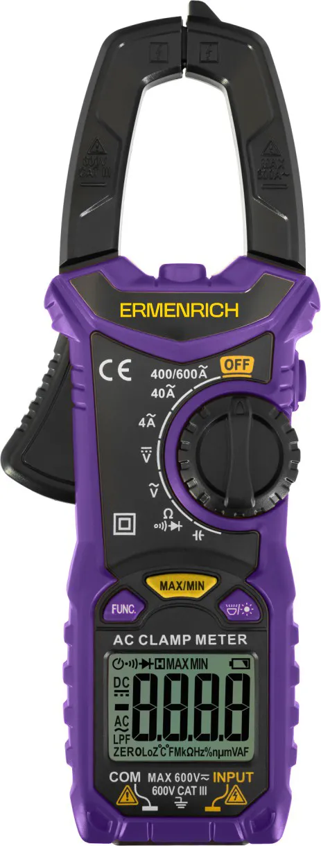 fotografie Digitální klešťový měřič Ermenrich Ping MK20,  1