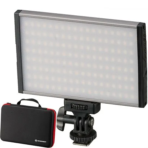 fotografie Dvoubarevné LED video světlo s pouzdrem PT Pro 15B Bresser,  1
