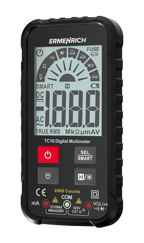 snímek Digitální multimetr Ermenrich Zing TC16