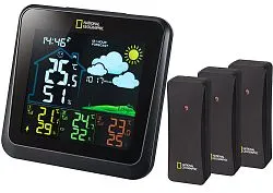 obrázek Barevná meteostanice Bresser National Geographic VA se 3 venkovními senzory