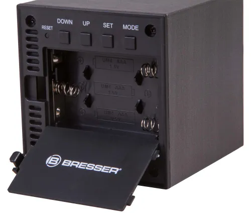 obrázek Stolní hodiny s budíkem Bresser MyTime WAC, černé,  7