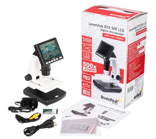 obrázek Digitální mikroskop Levenhuk DTX 500 LCD,  3