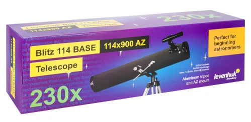 fotografie Hvězdářský dalekohled Levenhuk Blitz 114 BASE,  12