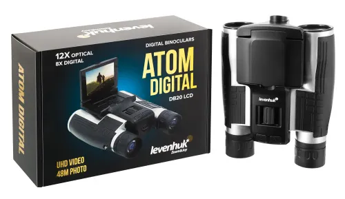 fotografie Binokulární dalekohled Levenhuk Atom Digital DB20 LCD - Vystavený předmět,  3