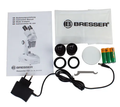 foto Mikroskop Bresser Researcher ICD LED 20–80x - Vystavený předmět,  9