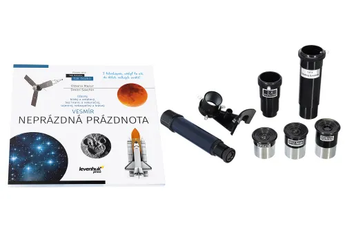 fotografie Hvězdářský dalekohled Levenhuk Discovery Spark Travel 76 s knížkou,  5