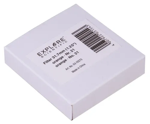 snímek Filtr Explore Scientific oranžová N21 1,25",  6