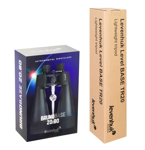 snímek Sada binokulárního dalekohledu a stativu Levenhuk Bruno BASE 20x80  ,  17