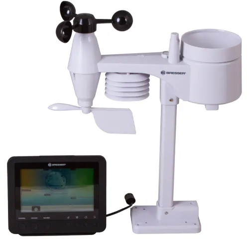 snímek Meteostanice Bresser 5v1 s Wi-Fi a barevným displejem, černá,  7