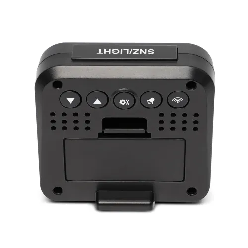 snímek Hodiny s budíkem Explore Scientific RC, černé,  4