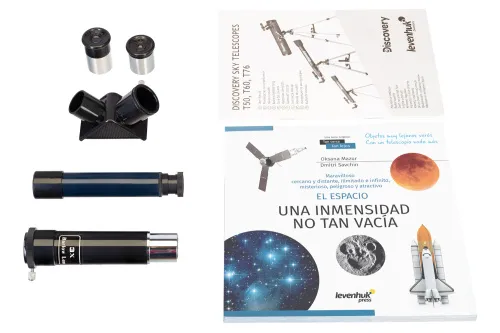snímek Hvězdářský dalekohled Levenhuk Discovery Sky T50 s knížkou - Vystavený předmět,  3
