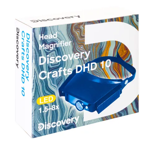 obrázek Náhlavní lupa Levenhuk Discovery Crafts DHD 10,  10
