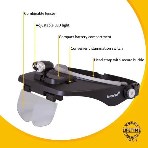 foto Náhlavní lupa Levenhuk Zeno Vizor H3,  12