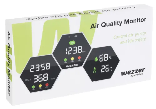 foto Monitor kvality ovzduší Levenhuk Wezzer Air PRO DM50,  9