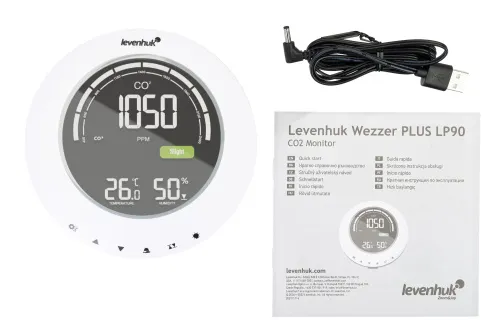 snímek Detektor hladiny koncentrace CO₂ Levenhuk Wezzer PLUS LP90,  3