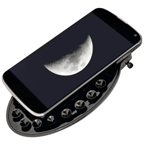 fotografie Hvězdářský dalekohled Bresser Venus 76/700 s redukcí na chytrý telefon,  11
