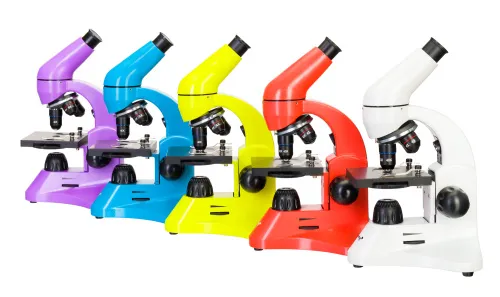 foto Mikroskop Levenhuk Rainbow 50L PLUS Azure\Azur - Vystavený předmět,  3