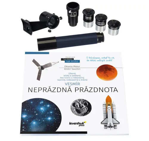 fotografie Hvězdářský dalekohled Levenhuk Discovery Spark 114 AZ s knížkou,  3