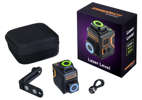 obrázek Laserový nivelační přístroj Ermenrich PRO LV40, černý,  2