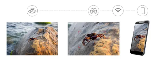 fotografie Digitální fotomonokulární dalekohled Levenhuk Kelvin Snap ED 8x42,  6