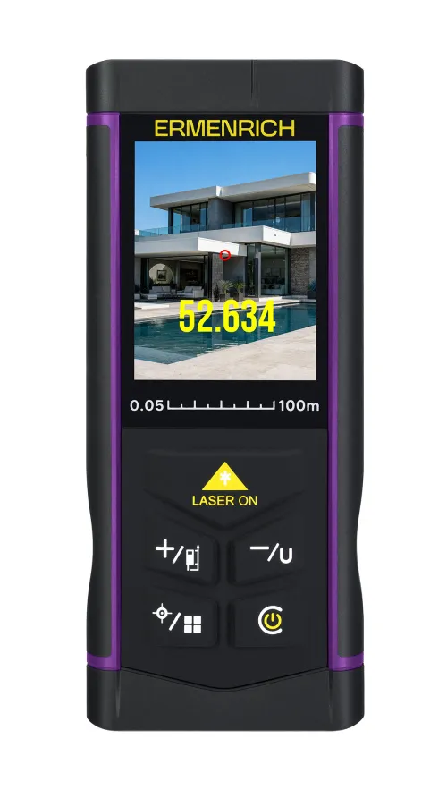 obrázek Laserový měřič Ermenrich PRO LR100 s fotoaparátem,  4