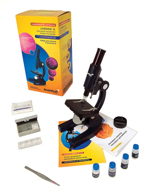 foto Monokulární mikroskop Levenhuk 3S NG,  5