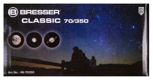 foto Hvězdářský dalekohled Bresser Classic 70/350 AZ,  15